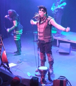 I'm not blaming Captain Robert for my NaNo problems.  But if Abney Park hadn't been playing in Wichita, just 7 hours or so away... (Note: this picture is actually from their concert in Denver this fall.  Because of NaNoWriMo, I haven't gotten my pictures from Wichita uploaded yet.)